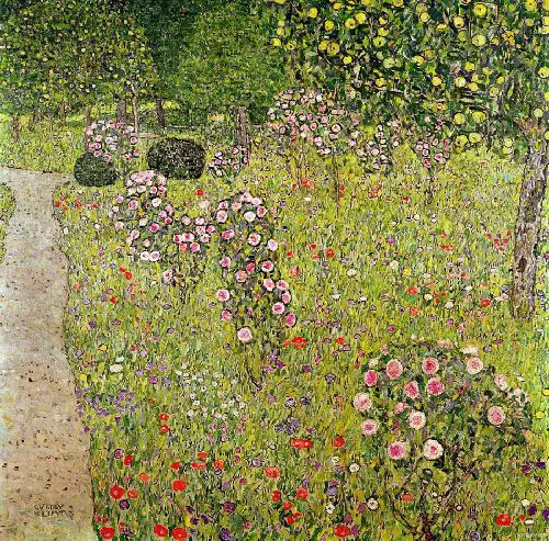 Obstgarten mit Rosen Gustav Klimt
